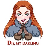 Sansa Stark WhatsApp Sticker #16