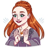 Sansa Stark WhatsApp Sticker #18