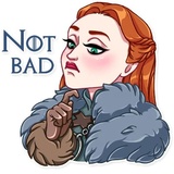 Sansa Stark WhatsApp Sticker #19