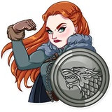 Sansa Stark WhatsApp Sticker #20