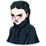 Sansa Stark WhatsApp Sticker #23