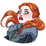 Sansa Stark WhatsApp Sticker #4