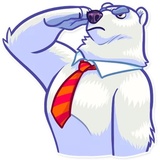 Polar Bear WhatsApp Sticker #10