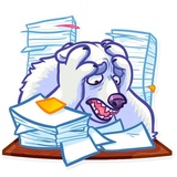 Polar Bear WhatsApp Sticker #18