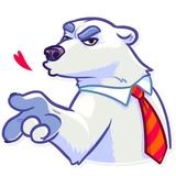 Polar Bear WhatsApp Sticker #2