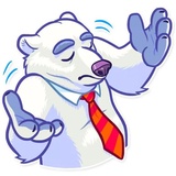 Polar Bear WhatsApp Sticker #20