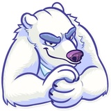 Polar Bear WhatsApp Sticker #23