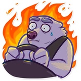 Polar Bear WhatsApp Sticker #24