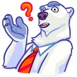 Polar Bear WhatsApp Sticker #25