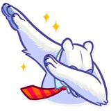 Polar Bear WhatsApp Sticker #27