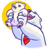 Polar Bear WhatsApp Sticker #28