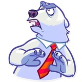 Polar Bear WhatsApp Sticker #4