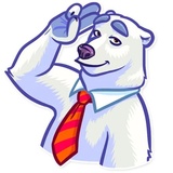 Polar Bear WhatsApp Sticker #5