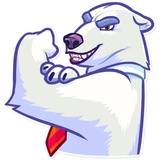 Polar Bear WhatsApp Sticker #6