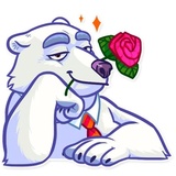 Polar Bear WhatsApp Sticker #7