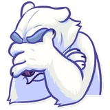 Polar Bear WhatsApp Sticker #8