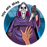 Scream WhatsApp Sticker #15