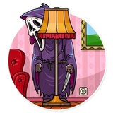 Scream WhatsApp Sticker #17