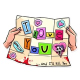 Scream WhatsApp Sticker #21