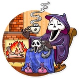 Scream WhatsApp Sticker #22