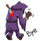 Scream WhatsApp Sticker #23