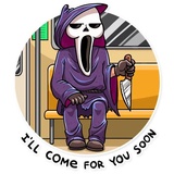 Scream WhatsApp Sticker #24