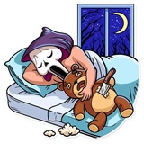 Scream WhatsApp Sticker #25