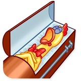 Screaming Chicken WhatsApp Sticker #15