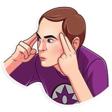 Sheldon WhatsApp Sticker #7