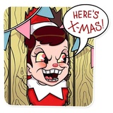 Elf on the Shelf WhatsApp Sticker #10