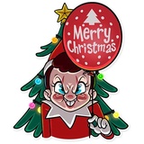 Elf on the Shelf WhatsApp Sticker #13
