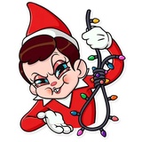 Elf on the Shelf WhatsApp Sticker #18