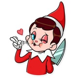 Elf on the Shelf WhatsApp Sticker #2