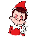 Elf on the Shelf WhatsApp Sticker #27