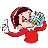 Elf on the Shelf WhatsApp Sticker #28