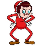 Elf on the Shelf WhatsApp Sticker #30