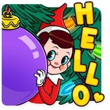 Elf on the Shelf WhatsApp Sticker #5