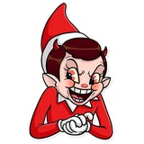 Elf on the Shelf WhatsApp Sticker #9