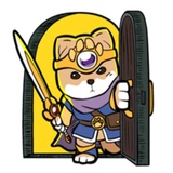 Shiba-dog The Brave WhatsApp Sticker #24