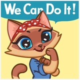 Siamese Kitty WhatsApp Sticker #21