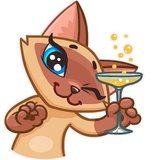 Siamese Kitty WhatsApp Sticker #26