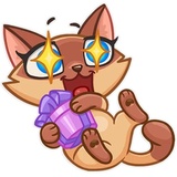 Siamese Kitty WhatsApp Sticker #6