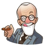 Sigmund Freud WhatsApp Sticker #28