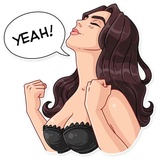 Monica WhatsApp Sticker #17