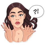 Monica WhatsApp Sticker #19