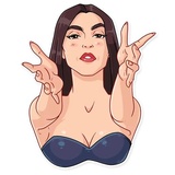 Monica WhatsApp Sticker #24