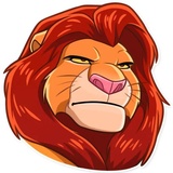 Simba WhatsApp Sticker #11