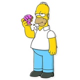 Simpsons characters WhatsApp Sticker #11