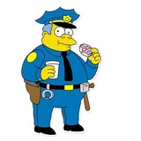 Simpsons characters WhatsApp Sticker #18