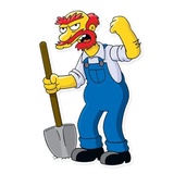Simpsons characters WhatsApp Sticker #22